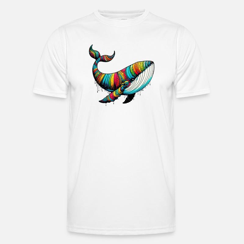 Wal Männer Funktions-T-Shirt