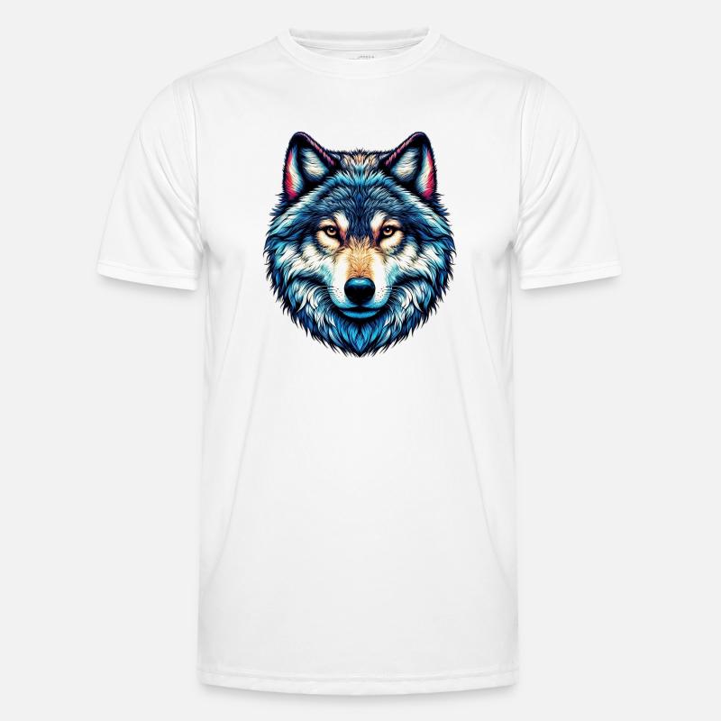 Wolf Männer Funktions-T-Shirt