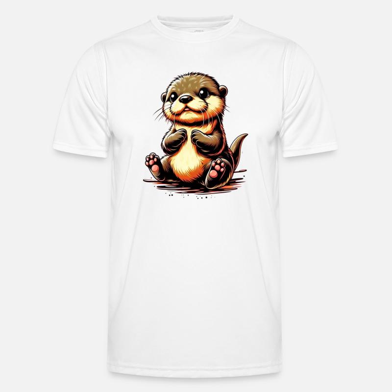 Utter - Funktions-T-shirt herr - vit