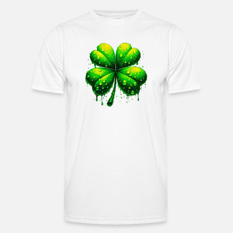 Four-leaf clover Men's Functional T-Shirt