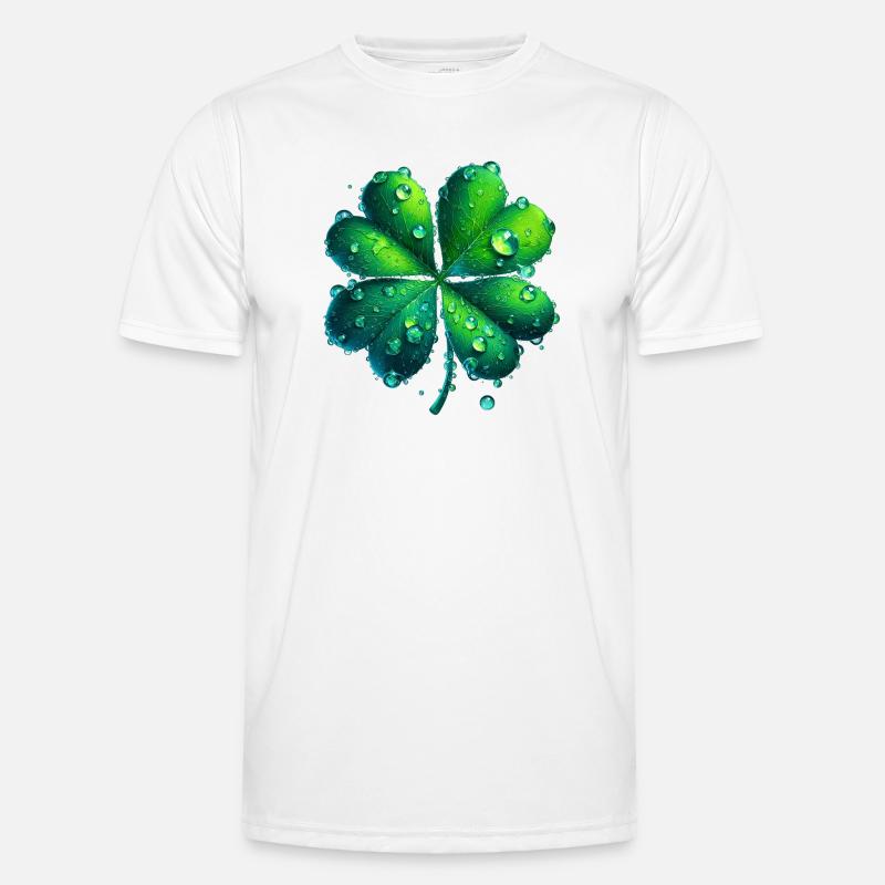 Four-leaf clover Men's Functional T-Shirt