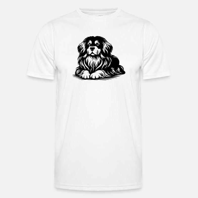 Tibetan Spaniel Men's Functional T-Shirt