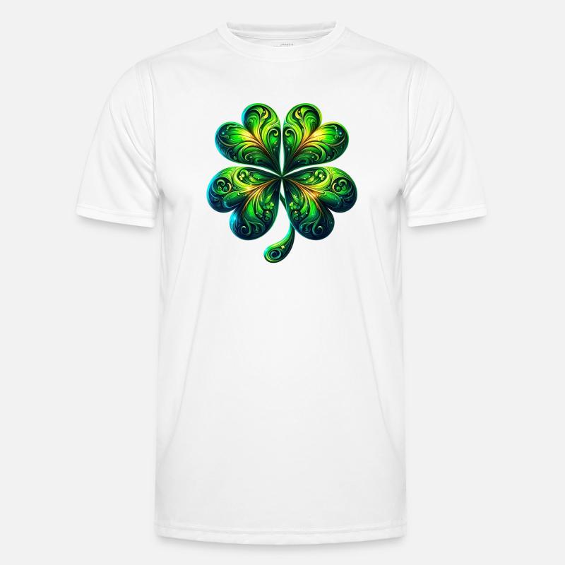 Four-leaf clover Men's Functional T-Shirt
