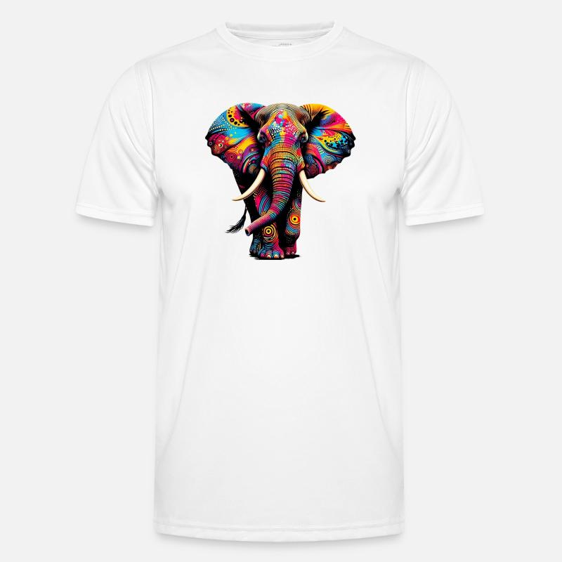 Elefant Männer Funktions-T-Shirt