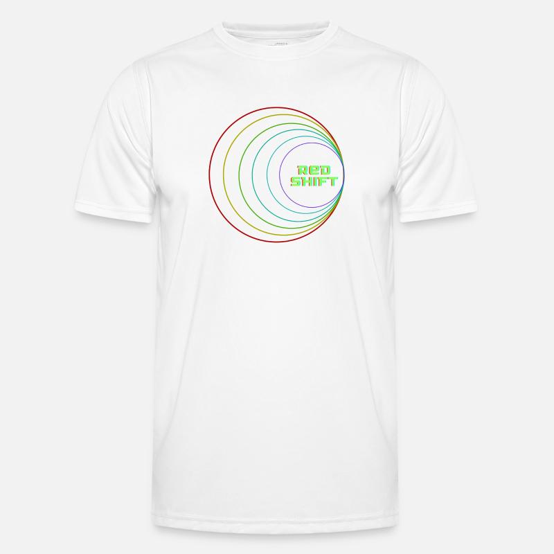 Rote Verschiebung Männer Funktions-T-Shirt