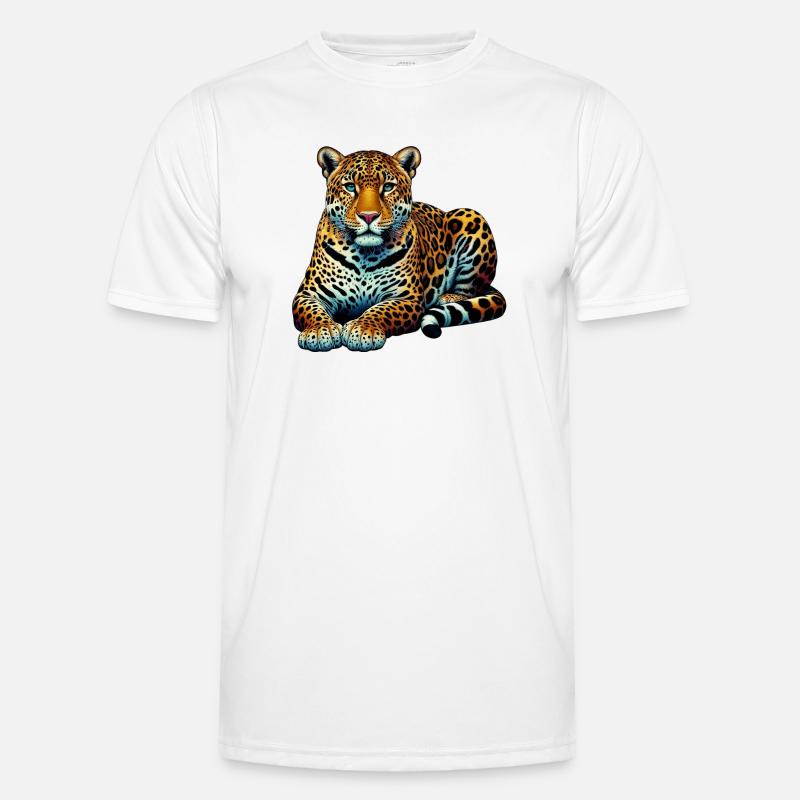 Leopard Männer Funktions-T-Shirt