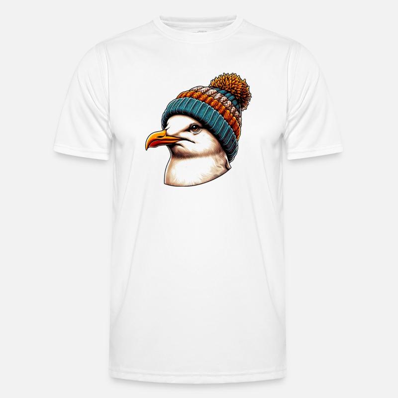 Möwe Männer Funktions-T-Shirt