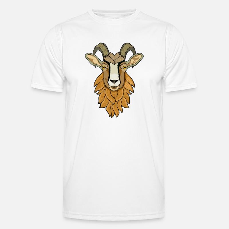 Ziege Männer Funktions-T-Shirt
