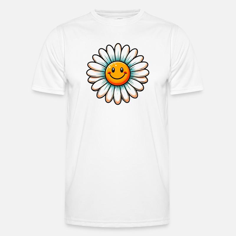 Gänseblümchen Männer Funktions-T-Shirt