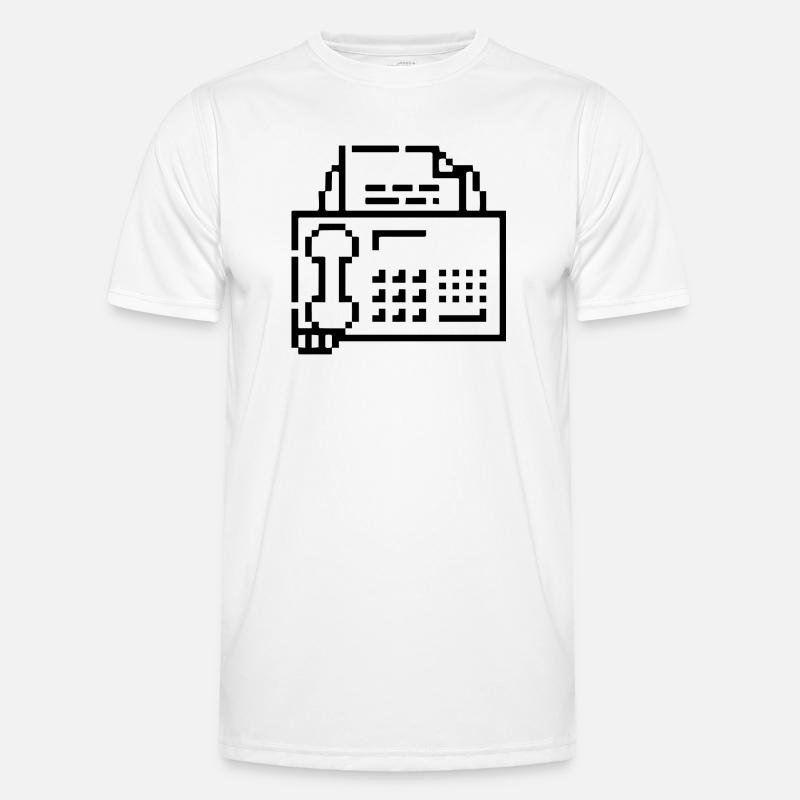 Fax (Mac OS 7) Männer Funktions-T-Shirt