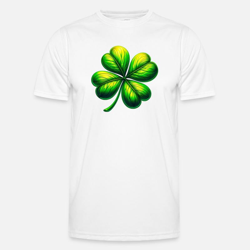 Four-leaf clover Men's Functional T-Shirt