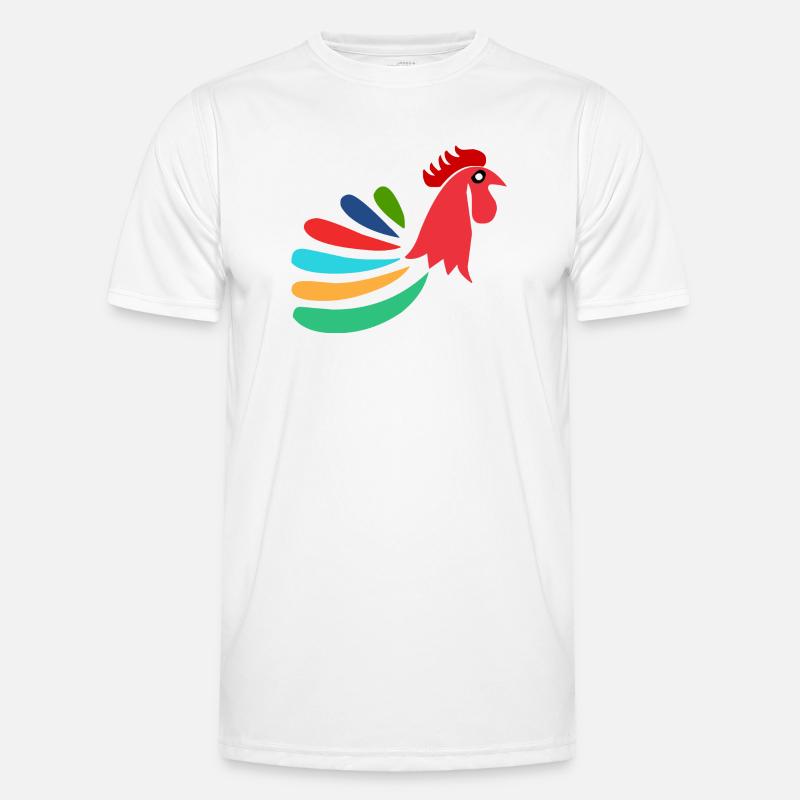 HAHN. PFERD. HENNE. HAHN. TIER. VOGEL. EINHORN. Männer Funktions-T-Shirt