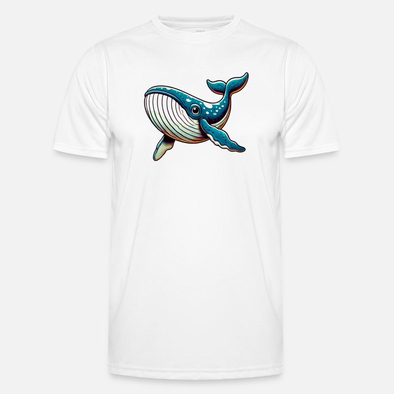 Whale - Men's Functional T-Shirt - white