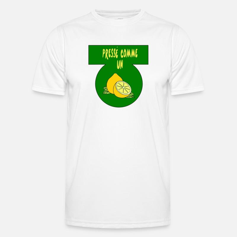 Squeezed like a lemon - Men's Functional T-Shirt - white