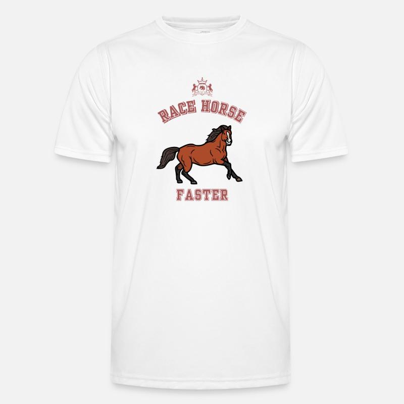 Fumier de cheval de course T-shirt sport Homme