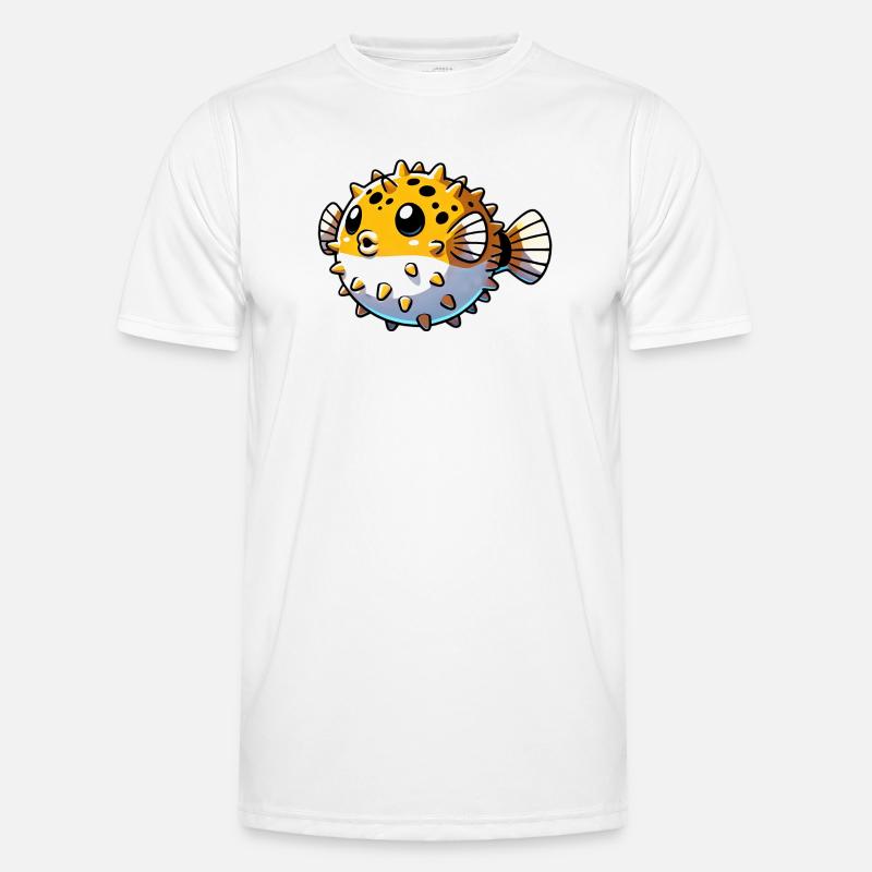 Kugelfisch Männer Funktions-T-Shirt