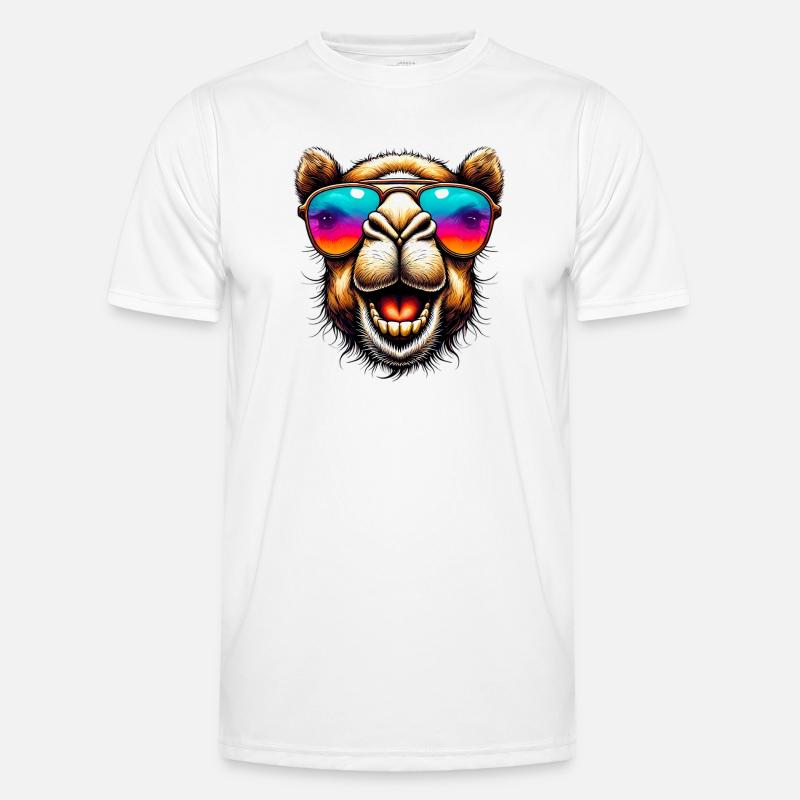 Kamel Männer Funktions-T-Shirt