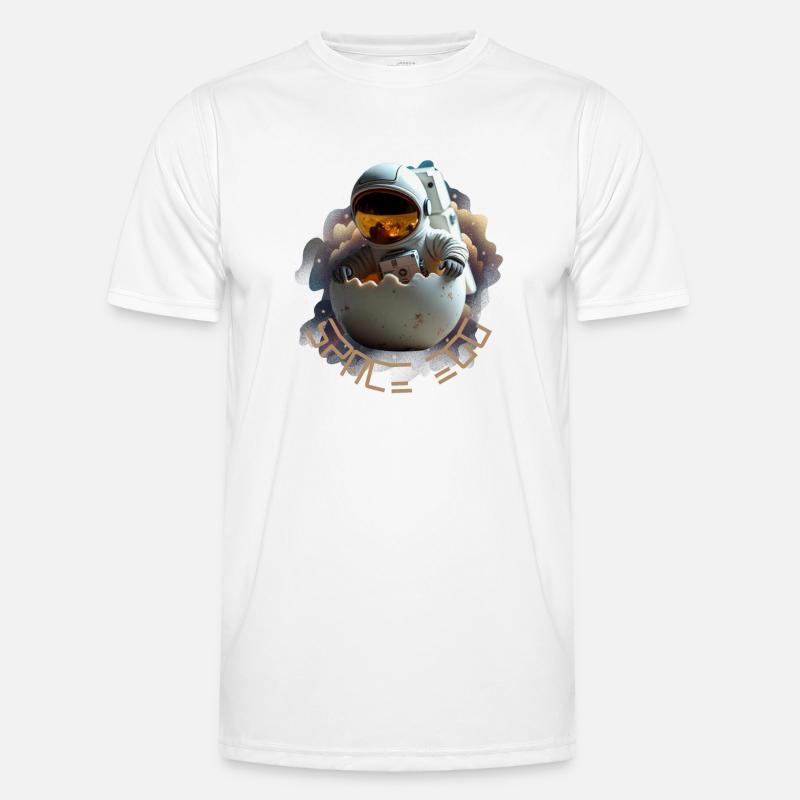 Astronaut in eggshell Men's Functional T-Shirt