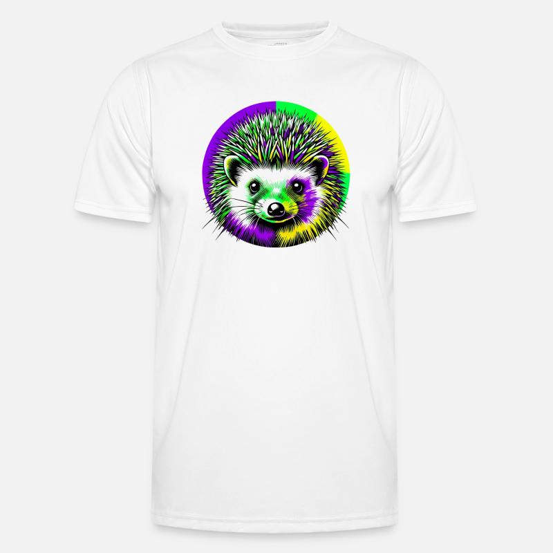 Hedgehog - Men's Functional T-Shirt - white