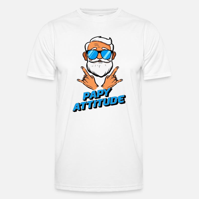 Papy attitude T-shirt sport Homme