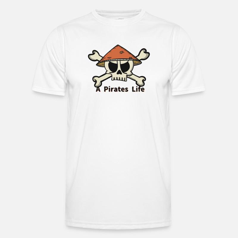 A Pirates Life logo - Männer Funktions-T-Shirt - Weiß