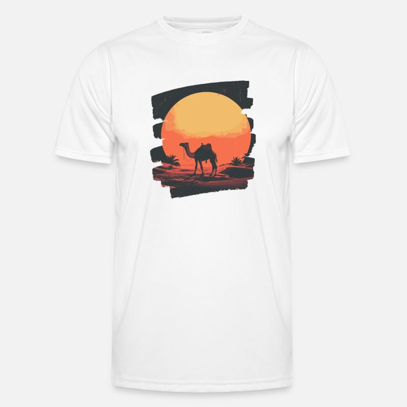 Kamel Männer Funktions-T-Shirt