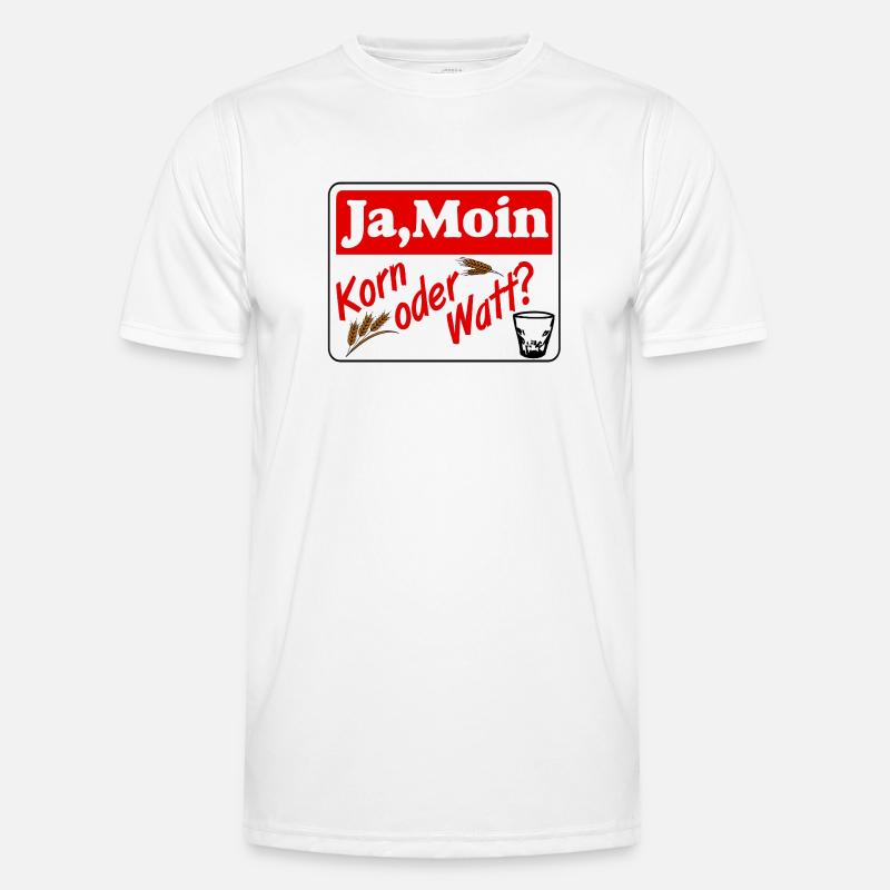 Korn , Party , Weizenkorn ,Ja moin Korn oder watt Männer Funktions-T-Shirt
