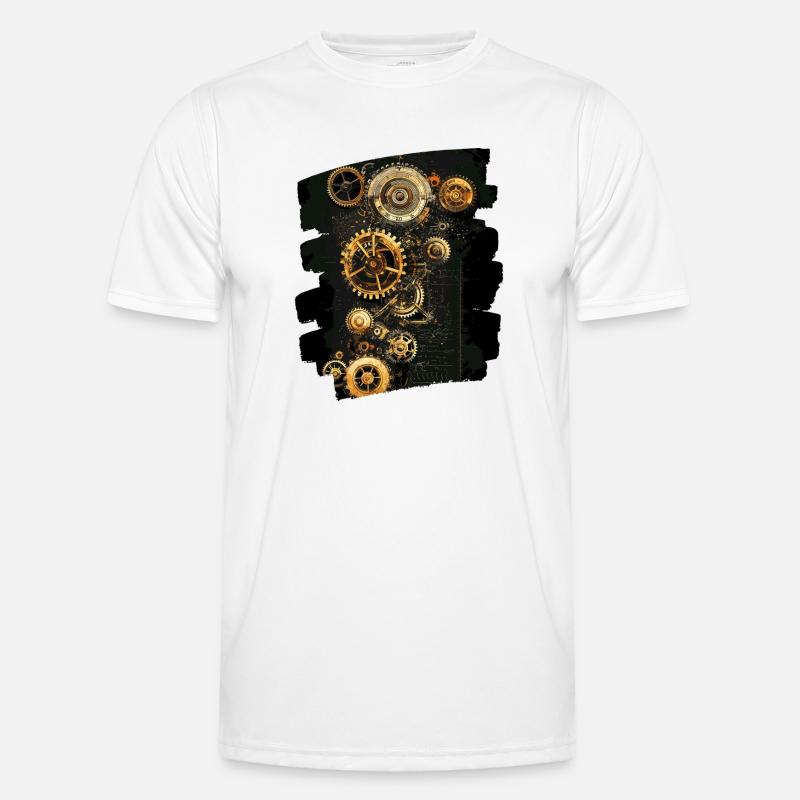 Steampunk Clockwork Men's Functional T-Shirt