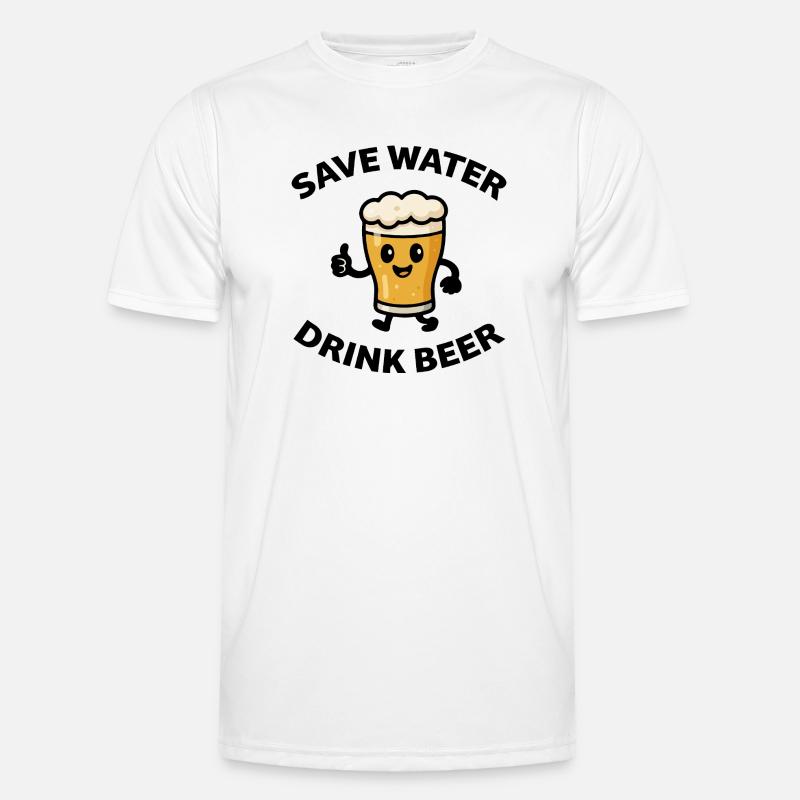 Save Water Vector Men's Functional T-Shirt
