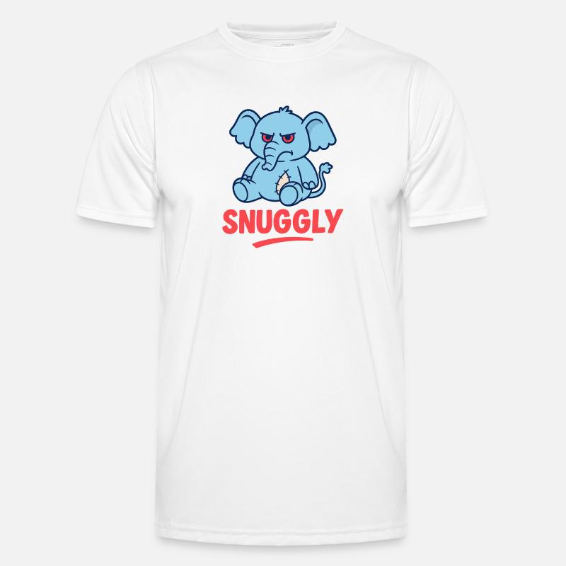 Grumpy Elephant Männer Funktions-T-Shirt