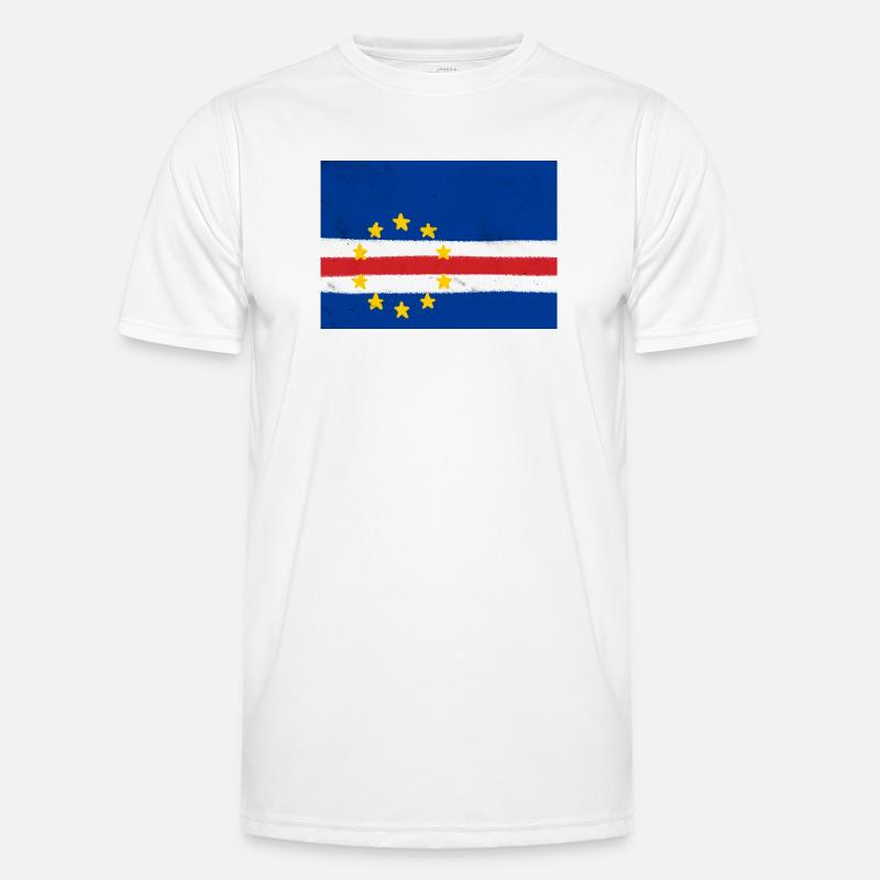 Drapeau du Cap-Vert T-shirt sport Homme