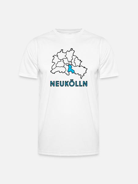 NEUKÖLLN, a district of Berlin - Men's Functional T-Shirt - white