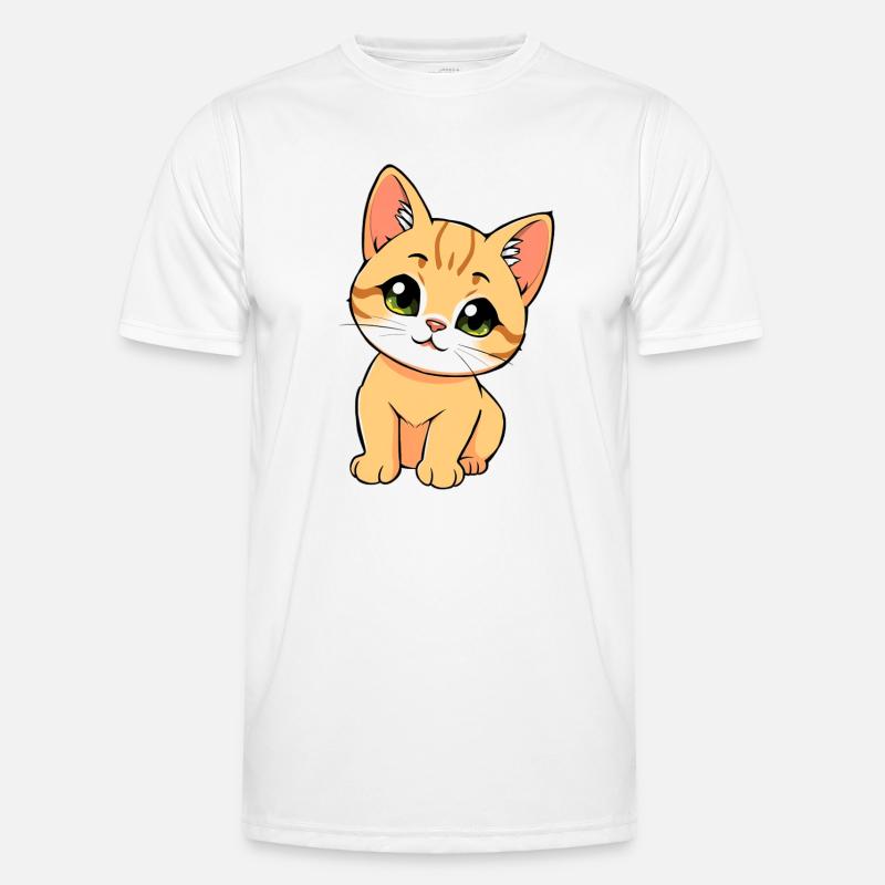 Cute cat Men's Functional T-Shirt
