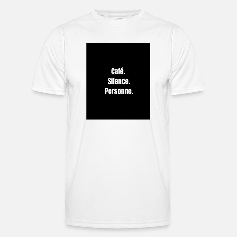 Café + Silence – La recette parfaite T-shirt sport Homme