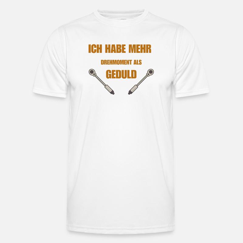 Drehmoment oder Geduld Männer Funktions-T-Shirt