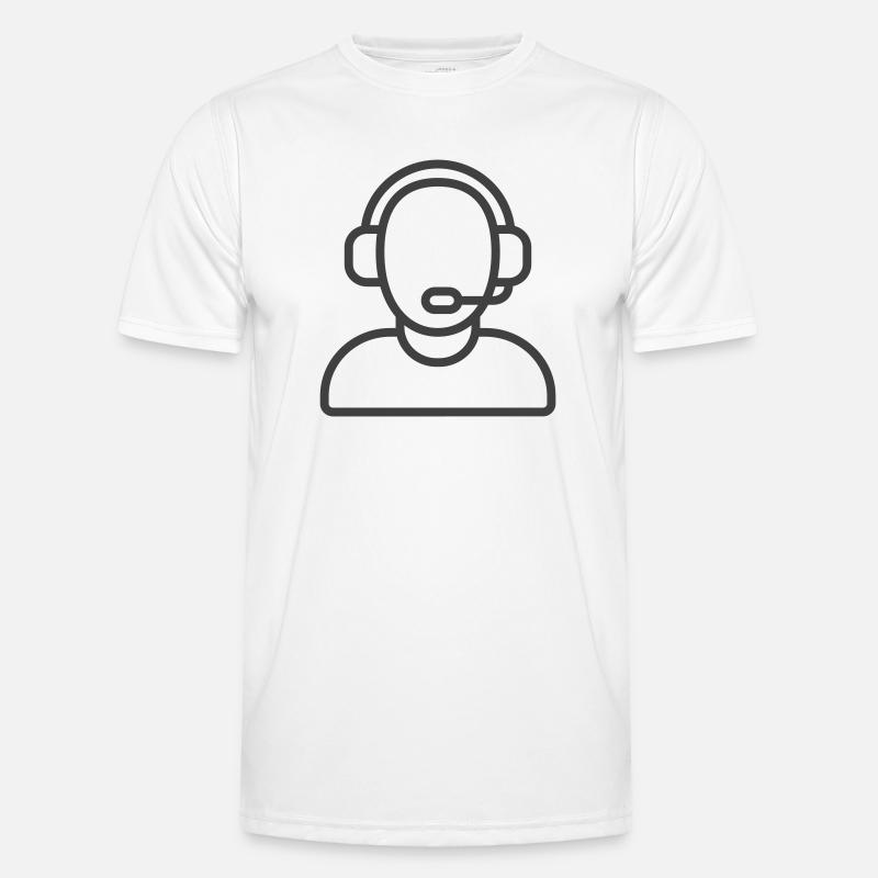 Help Desk Support icon logo Men's Functional T-Shirt