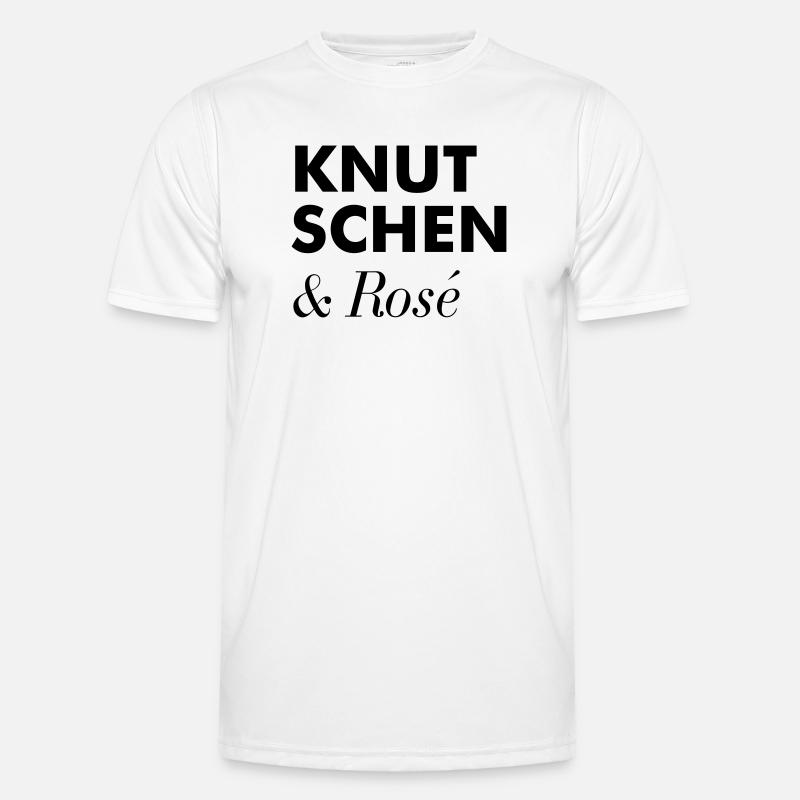 Smooching Rosé Summer Tshirt Men's Functional T-Shirt