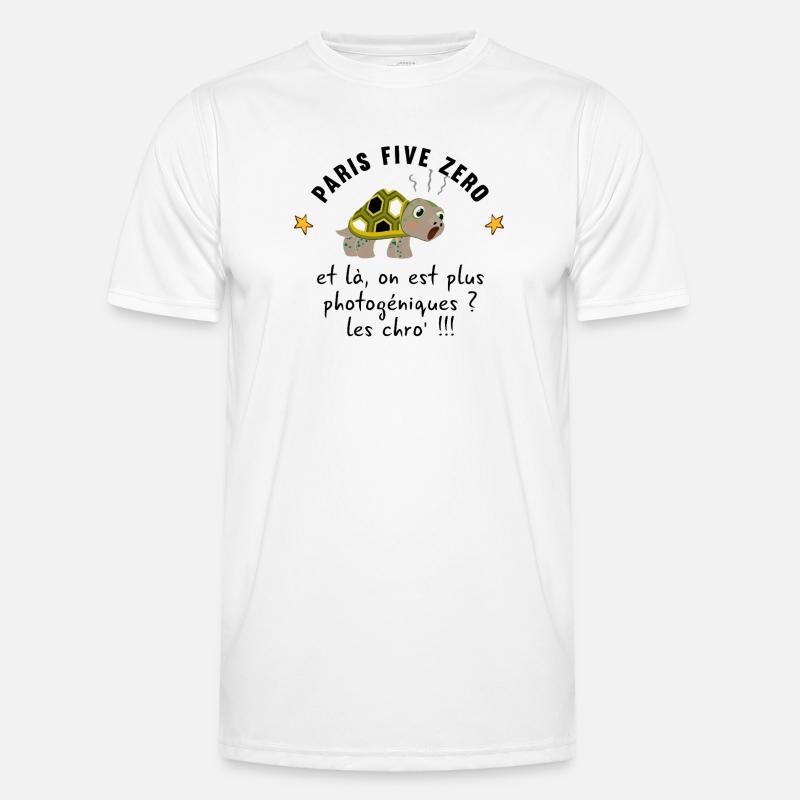 Paris_five_zero Männer Funktions-T-Shirt