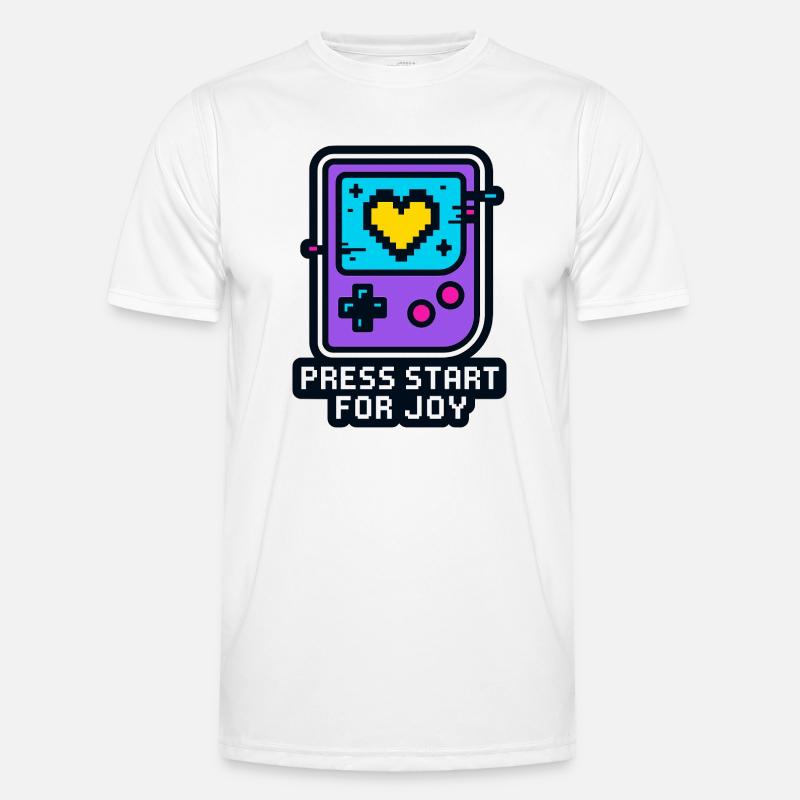 Press Start for Joy Men's Functional T-Shirt