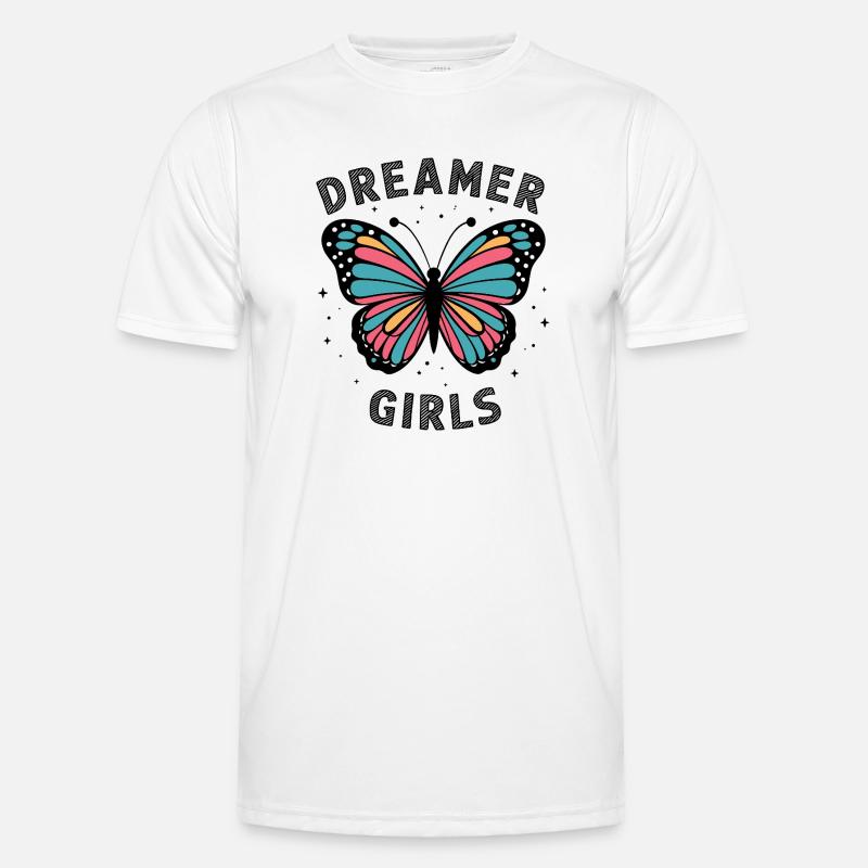 Papillon Coloré Éclatant T-shirt sport Homme