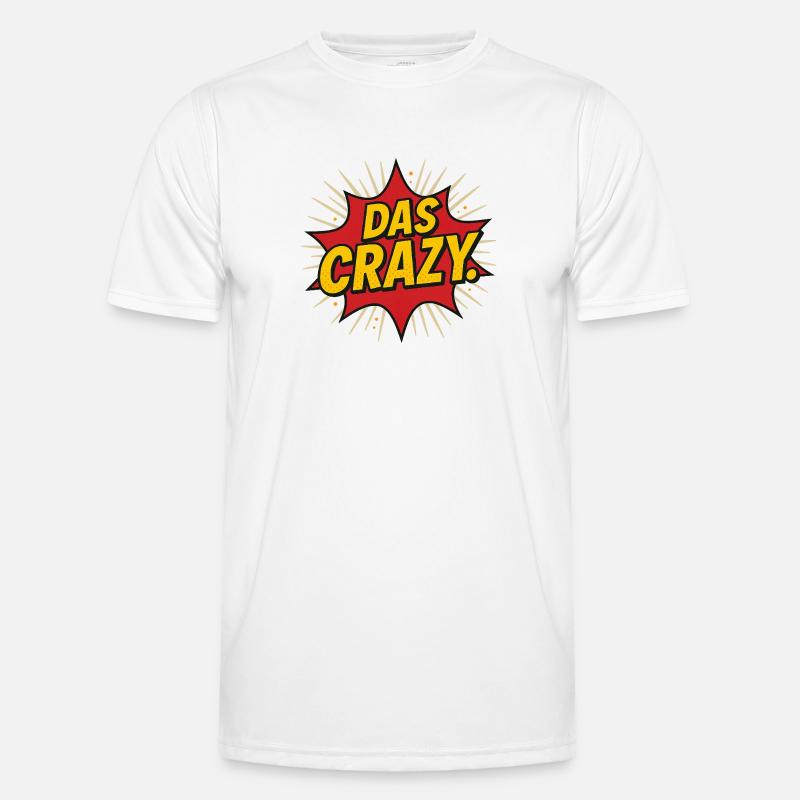 Conception de texte d’explosion de bande dessinée T-shirt sport Homme