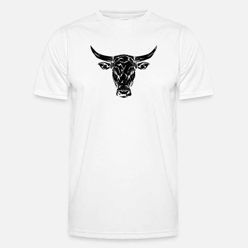 Bull - Men's Functional T-Shirt - white