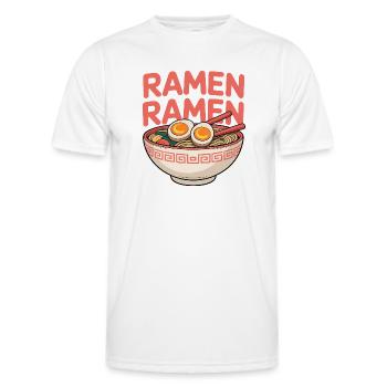 Ramen Bowl Food Lover - Männer Funktions-T-Shirt - Weiß - Vorne - AI Model Male 178 dark (178cm)
