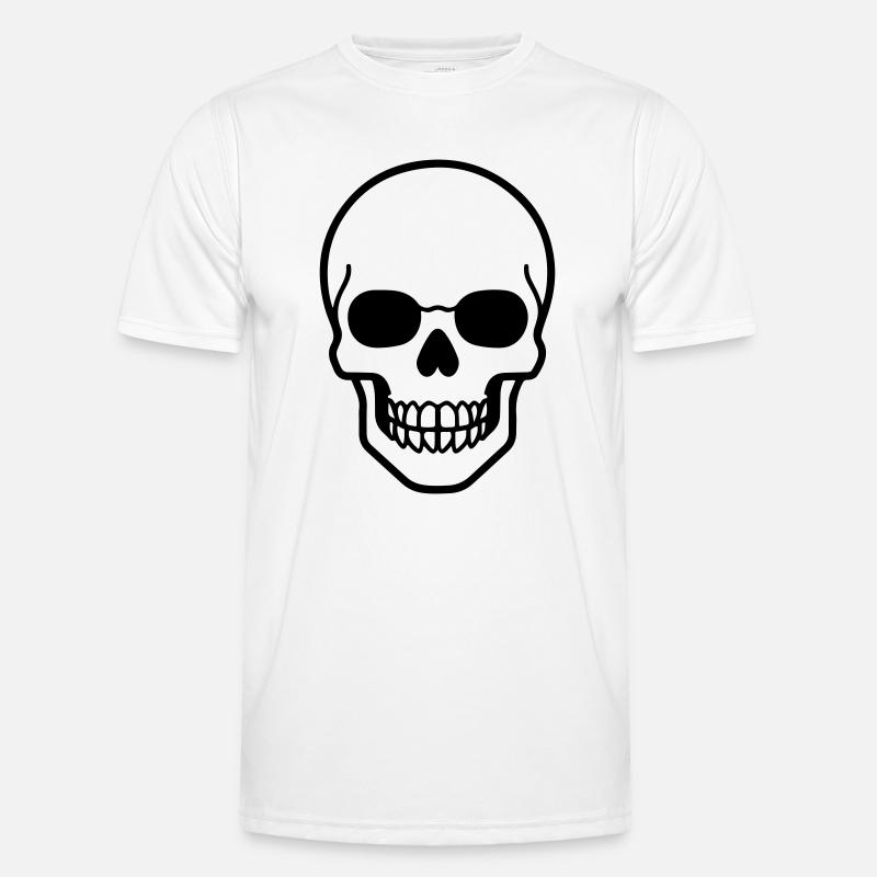 Skeleton Comic - Men's Functional T-Shirt - white