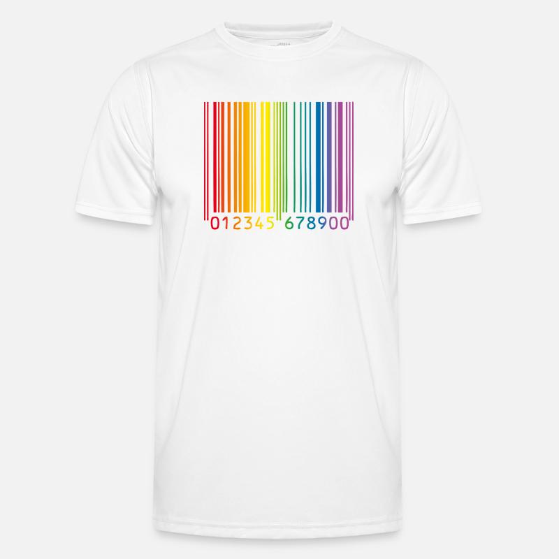 Code-barres gay T-shirt sport Homme