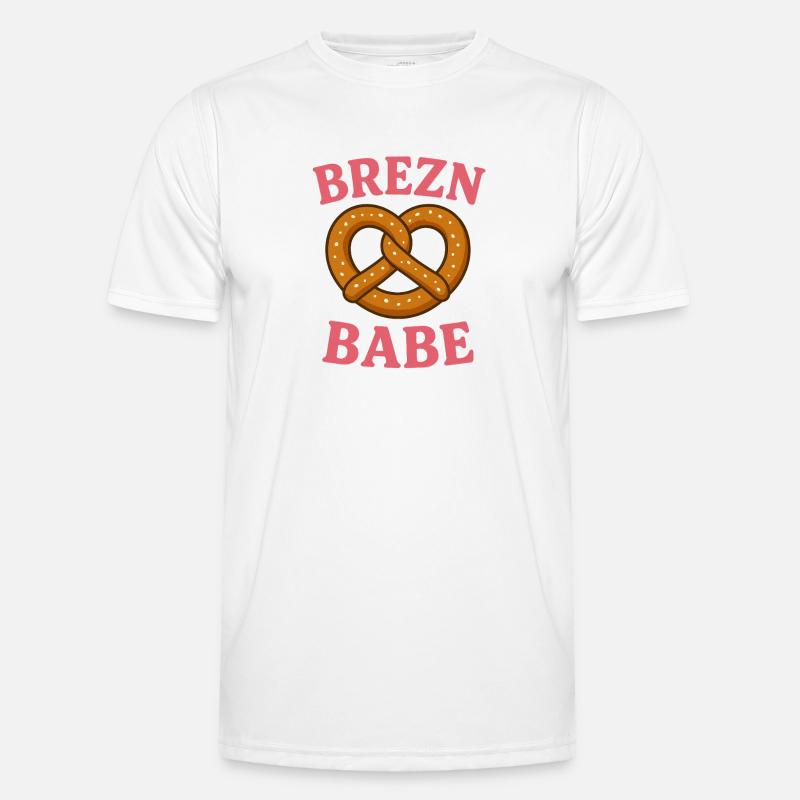 Brezn Babe Shirt Männer Funktions-T-Shirt
