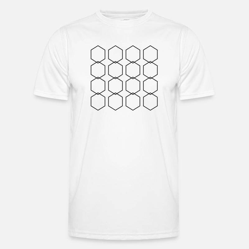 Abstract Pattern - Men's Functional T-Shirt - white