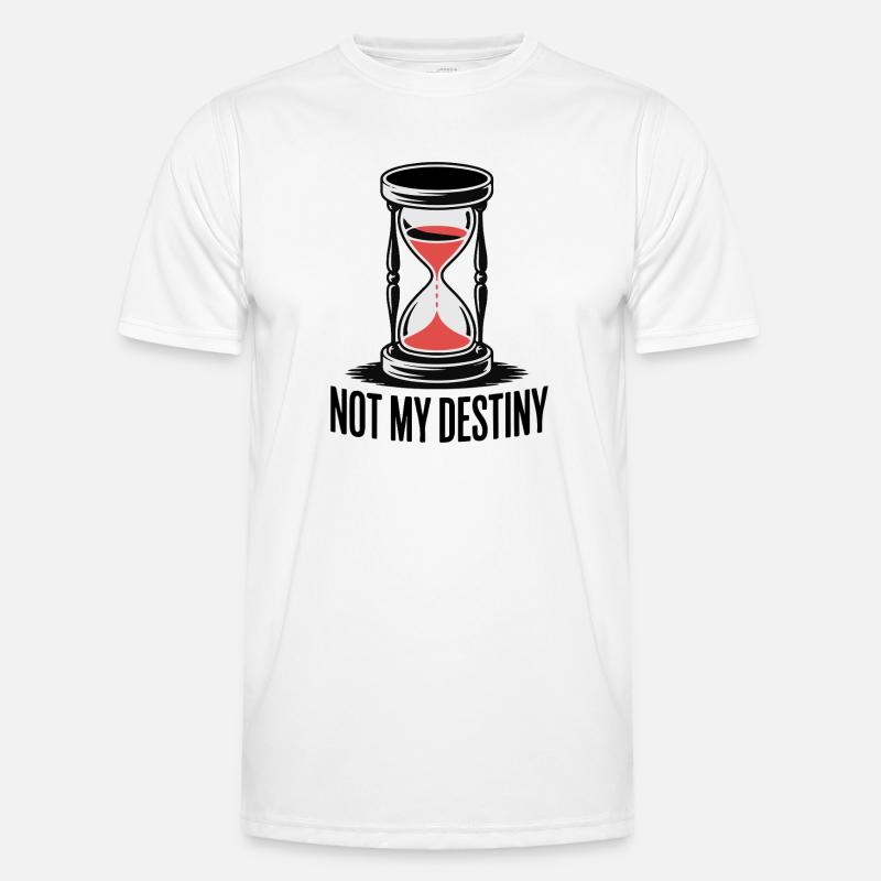 Unique Hourglass with Bold Text Men's Functional T-Shirt
