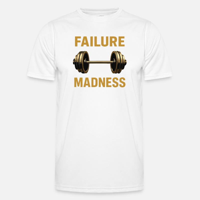 Conception de motivation d’échec et de folie T-shirt sport Homme