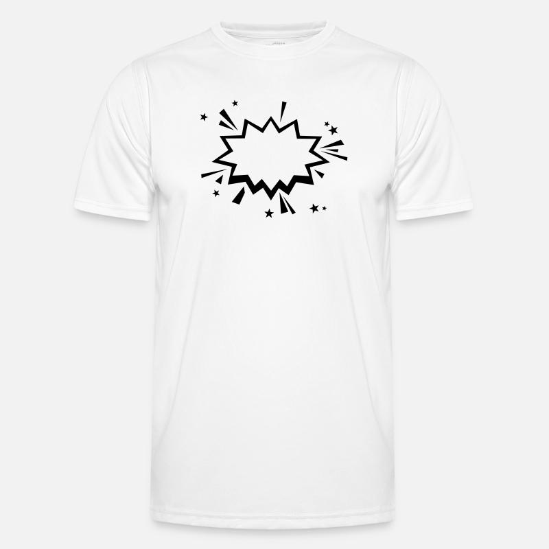 Comic Knall Männer Funktions-T-Shirt